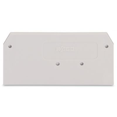 Ścianka końcowa/wewnętrzna gr. 2mm jasnoszara /25szt./ WAGO (279-330)