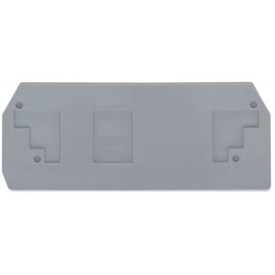 Ścianka końcowa/wewnętrzna gr. 2,5mm szara /25szt./ WAGO (283-325)