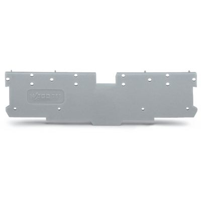 Ścianka końcowa/wewnętrzna gr. 1,1mm szara /25szt./ WAGO (769-301)