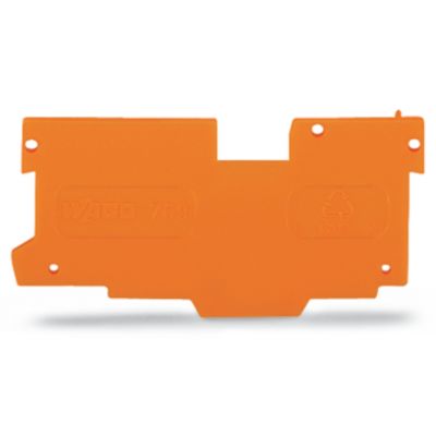 Ścianka końcowa/wewnętrzna gr. 1,1mm pomarańczowa /25szt./ WAGO (769-308)
