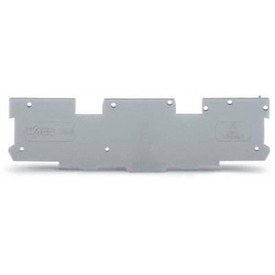 Ścianka końcowa/wewnętrzna gr. 1,1mm szara /25szt./ WAGO (769-311)