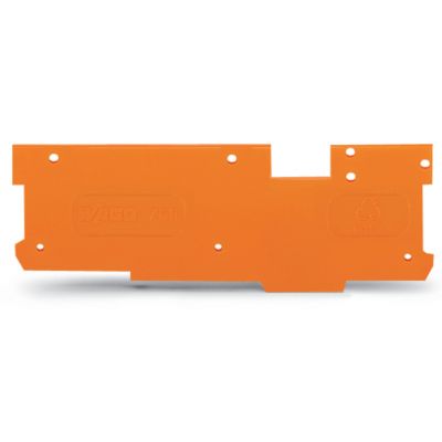 Ścianka końcowa/wewnętrzna gr. 1,1mm pomarańczowa /25szt./ WAGO (769-321)