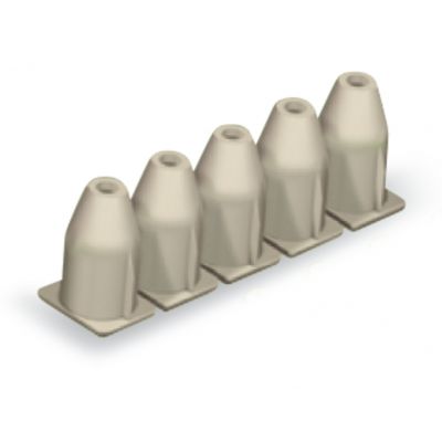 Blokada izolacji 0,25 – 0,5mm2 5 szt. / pasek jasnoszara /25szt./ WAGO (769-471)