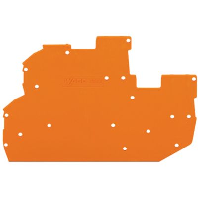 Ścianka końcowa pomarańczowa 2022-2292 /25szt./ WAGO (2022-2292)
