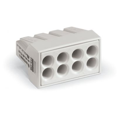 Złączka instalacyjna 8-torowa Eexe jasnoszara 773-498 /50szt./ WAGO (773-498)