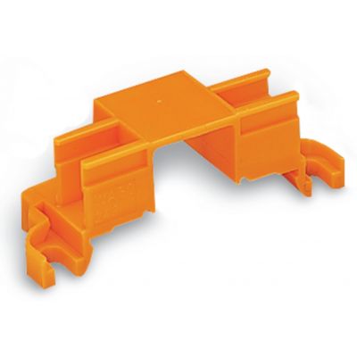 Adapter montażowy na 4 złączki MIKRO pomarańczowy 243-112 /10szt./ WAGO (243-112)