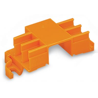 Adapter montażowy na 6 złączek MIKRO pomarańczowy 243-113 /10szt./ WAGO (243-113)