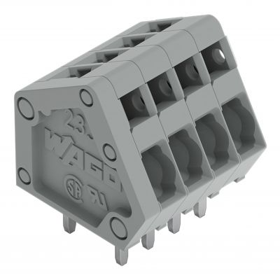 Złączka do płytek drukowanych 0,5mm2 RM 2,5mm 8-bieg szara /55szt./ WAGO (233-108)