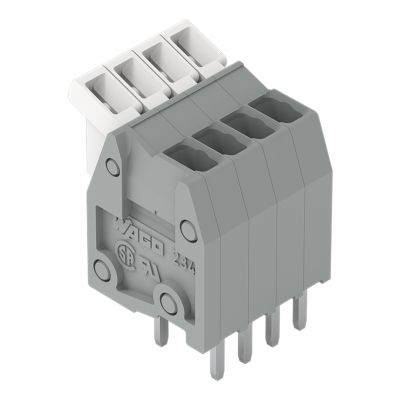 Złączka do płytek drukowanych przycisk 0,5mm2 RM 2,5mm 7-bieg szara /60szt./ WAGO (234-207)