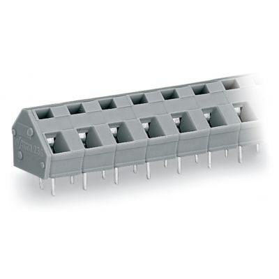 Złączka do płytek drukowanych 2,5mm2 RM 7,5/7,62mm 2-bieg szara /70szt./ WAGO (236-502)