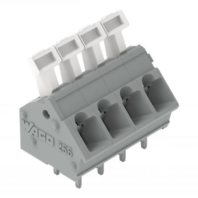 Złączka do płytek drukowanych przycisk 2,5mm2 RM 5/5,08mm 3-bieg szara /70szt./ WAGO (256-403)