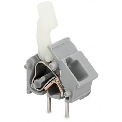Modularna złączka do płytek drukowanych przycisk ręczny 2,5mm2 RM 7,5/7,62mm 1-bieg niebieski /100szt./ WAGO (256-754/333-000)
