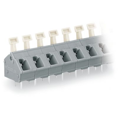 Złączka do płytek drukowanych przycisk 2,5mm2 RM 7,5/7,62mm 5-bieg szara /30szt./ WAGO (256-505)