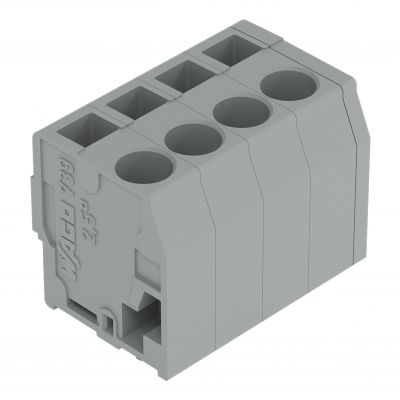 Listwa zaciskowa do płytek drukowanych 3-biegunowa szara raster 5mm 739-103 /70szt./ WAGO (739-103)
