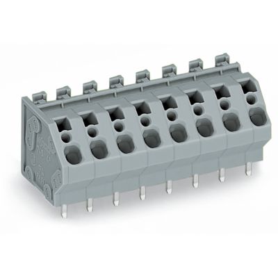 Złączka do płytek drukowanych 4mm2 RM 7,5mm 7-bieg szara /40szt./ WAGO (745-157/005-000)