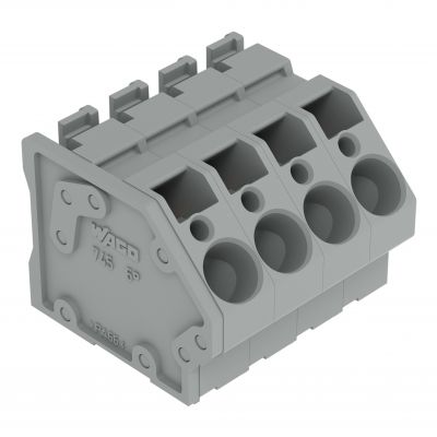 Listwa zaciskowa do płytek drukowanych 5-biegunowa szara raster 7,5mm 745-305 /48szt./ WAGO (745-305)