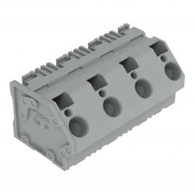 Złączka do płytek drukowanych 6mm2 raster 15mm 7-bieg szara /16szt./ WAGO (745-1457)