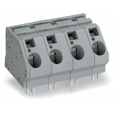 Złączka do płytek drukowanych 16mm2 raster 15mm 4-bieg szara /16szt./ WAGO (745-604/011-000)