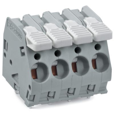 Złączka do płytek drukowanych dźwignia 6mm2 RM 7,5mm 5-bieg czarny /30szt./ WAGO (2706-105/000-004)