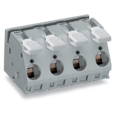 Złączka do płytek drukowanych dźwignia 16mm2 raster 15mm 8-bieg szara /8szt./ WAGO (2716-258)