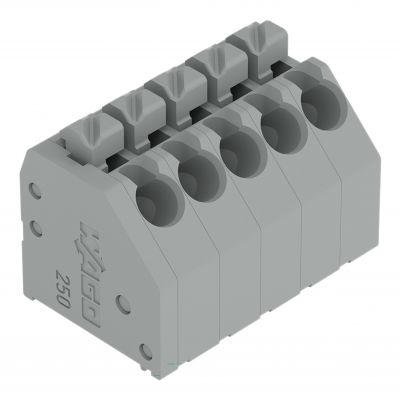 Listwa zaciskowa do płytek drukowanych 19-biegunowa szara raster 3,5mm 250-219 /15szt./ WAGO (250-219)