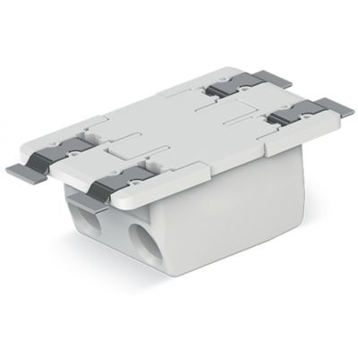 Złączka SMD-Through-Board do pł.druk. 0,75mm2 raster 6,5mm 2-bieg. biała /477szt./ WAGO (2070-462/998-406)
