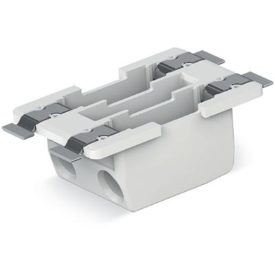 Złączka SMD-Through-Board do pł.druk. 0,75mm2 raster 6,5mm 2-bieg. biała /477szt./ WAGO (2070-452/998-406)