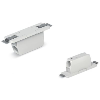 Złączka SMD-Through-Board do pł.druk. 0,75mm2 raster 6,5mm 1-bieg. biała /954szt./ WAGO (2070-541/998-406)