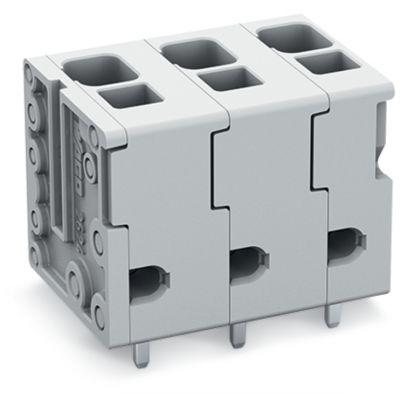 Złączka do płytek drukowanych 4mm2 RM 7,5mm 5-bieg szara /70szt./ WAGO (2624-3305)