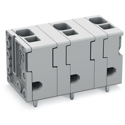 Złączka do płytek drukowanych 4mm2 raster 11,5mm 10-bieg szara /10szt./ WAGO (2624-3510)