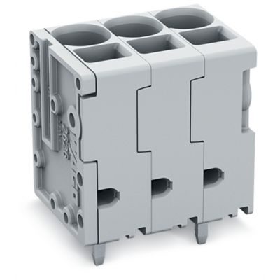 Złączka do płytek drukowanych 6mm2 RM 7,5mm 3-bieg szara /90szt./ WAGO (2626-3103/020-000)