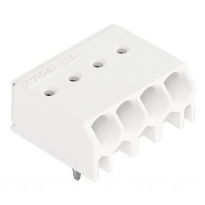 Złączka do płytek drukowanych 1,5mm2 RM 3,5mm 4-bieg biały /800szt./ WAGO (744-304)