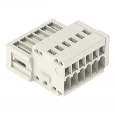 Wtyk MCS-MICRO 3-biegunowy jasnoszary raster 2,5mm 733-203 /200szt./ WAGO (733-203)