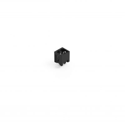 Wtyk THR Pin lutowniczy 1,0x1,0mm konstrukcja prosta czarny /200szt./ WAGO (734-132/105-604)