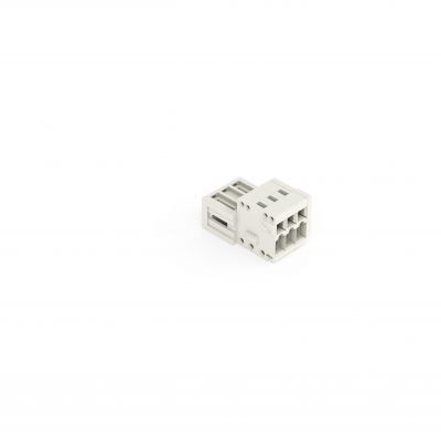Gniazdo MCS-MINI Classic pinowe 3-torowe 3P 160V 10A raster 3,5mm 734-303 /200szt./ WAGO (734-303)