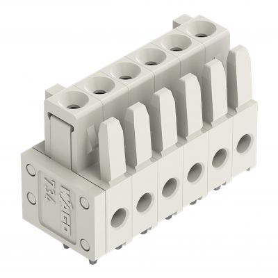 Gniazdo MCS-MINI Classic 5-biegunowe jasnoszare raster 3,5mm 734-465 /100szt./ WAGO (734-465)