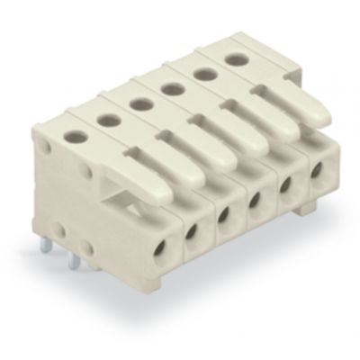 Gniazdo MCS-MINI Classic 5-biegunowe jasnoszare raster 3,5mm 734-535 /100szt./ WAGO (734-535)