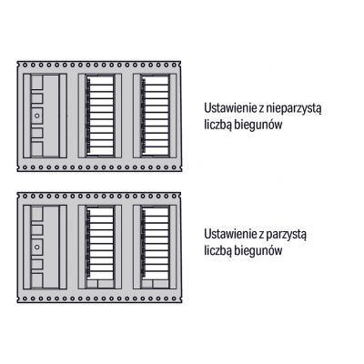 Wtyk THR 2-rzędowy Pin lutowniczy 0,8x0,8mm konstrukcja kątowa czarny /120szt./ WAGO (713-1424/105-000/997-405)