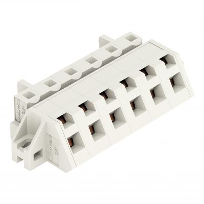 1-przewodowe gniazdo kątowe CAGE CLAMP pełna ochrona przed błędnym wetknięciem jasnoszary /25szt./ WAGO (721-336/031-000)