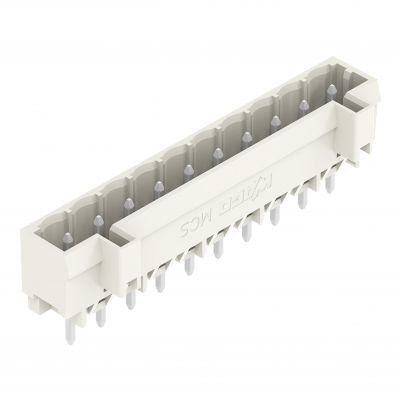 Wtyk MCS-MIDI Classic 10-biegunowy jasnoszary raster 5mm 721-140/001-000 /100szt./ WAGO (721-140/001-000)