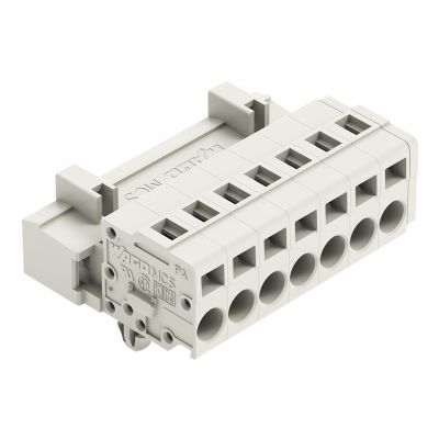 Wtyk MCS-MIDI Classic 7-biegunowy jasnoszary raster 5mm 721-607/018-000 /50szt./ WAGO (721-607/018-000)