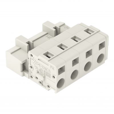 Wtyk MCS-MIDI Classic 4-biegunowy jasnoszary raster 7,5mm 723-604 /50szt./ WAGO (723-604)