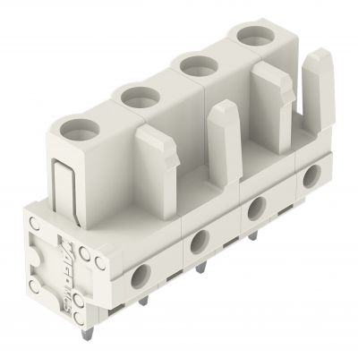 Gniazdo THT Pin lutowniczy 0,6x1,0mm konstrukcja prosta jasnoszare /25szt./ WAGO (722-742)