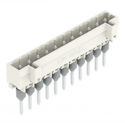 Wtyk do złączek listwowych Piny 1,2x1,2mm konstrukcja prosta jasnoszary /100szt./ WAGO (721-171/003-000)