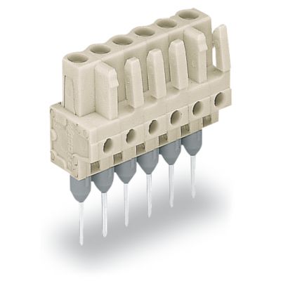 Gniazdo MCS-MIDI Classic 7-biegunowe jasnoszare raster 5mm 722-137/005-000 /50szt./ WAGO (722-137/005-000)
