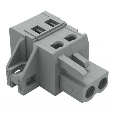 1-przewodowe gniazdo CAGE CLAMP szara /100szt./ WAGO (231-102/031-000)