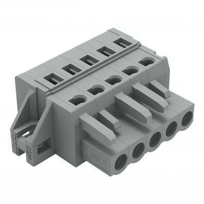 Gniazdo MCS-MIDI Classic 5-biegunowe szare raster 5mm 231-105/031-000 /50szt./ WAGO (231-105/031-000)