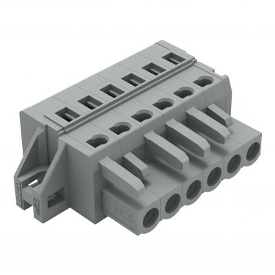 1-przewodowe gniazdo CAGE CLAMP szara /50szt./ WAGO (231-106/031-000)