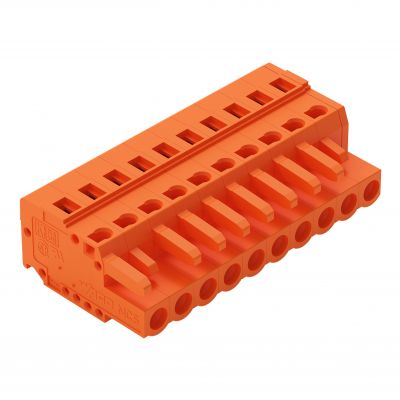 1-przewodowe gniazdo CAGE CLAMP pomarańczowa /50szt./ WAGO (231-310/026-000)