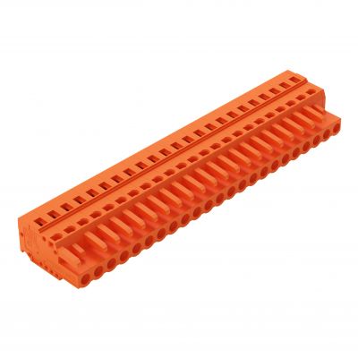 1-przewodowe gniazdo CAGE CLAMP pomarańczowa /10szt./ WAGO (231-323/026-000)